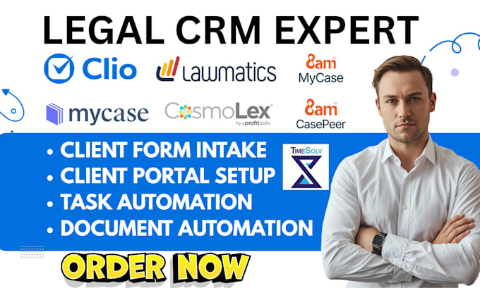 automate your legal CRM client intake and workflow using clio mycase lawmatics