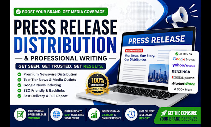 do press release distribution for your brand, press release