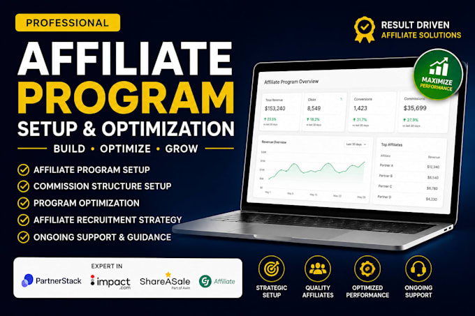 set up and optimize your affiliate program for more partners