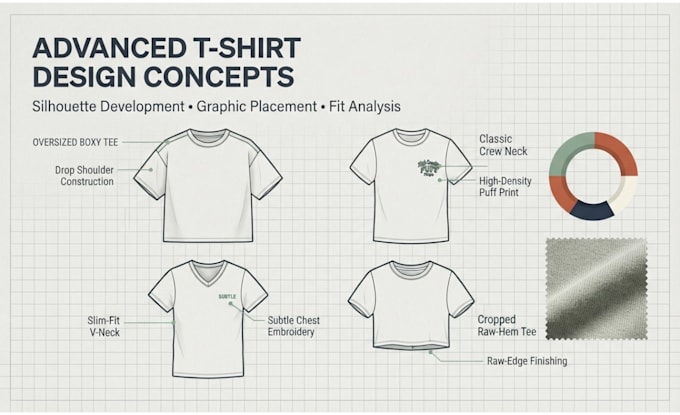 create t shirt tech pack apparel tech pack clothing tech pack design