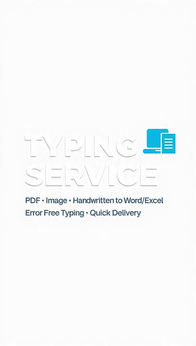 type your PDF ,image or hardwritten notes into clear word