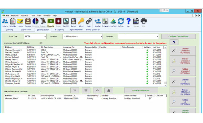 handle US medical billing ar denial management and claims submission