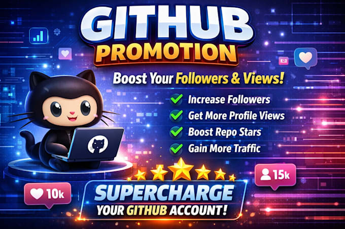 do github promotion to increase followers and viewers