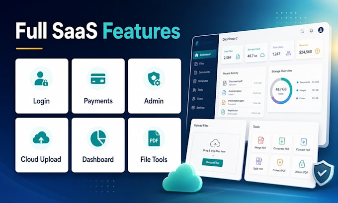 build a premium PDF saas website
