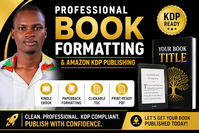do book formatting, kdp book publishing, kdp paperback, kindle ebook formatting