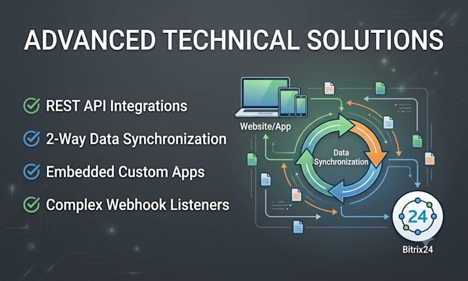 be your technical bitrix24 developer and integrator