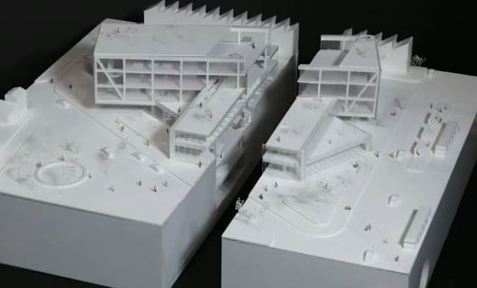3d print and ship a custom architectural scale model