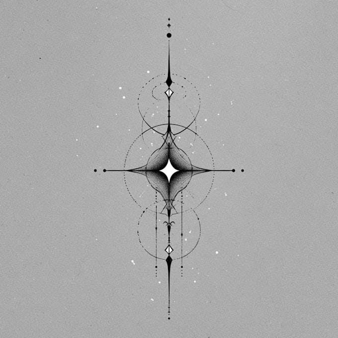 make custom tattoo design etching blackwork