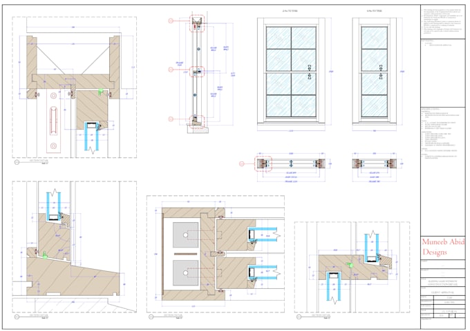 production ready joinery and millwork shop drawings