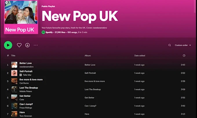 write an effective spotify playlist pitch for your song