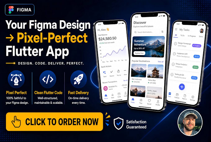 turn your figma design into a pixel perfect flutter app