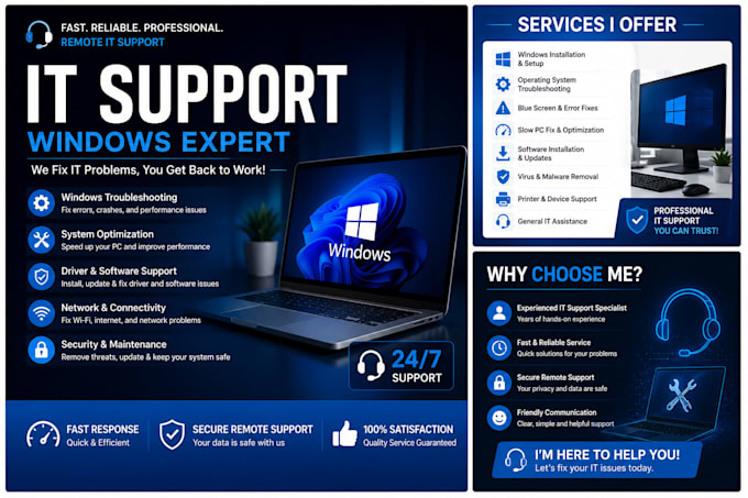do IT support all windows, and windows 365 support
