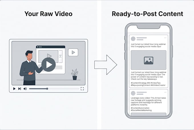 repurpose your video into social media captions using ai