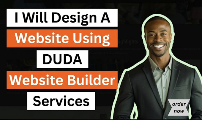 build a professional website using duda website builder