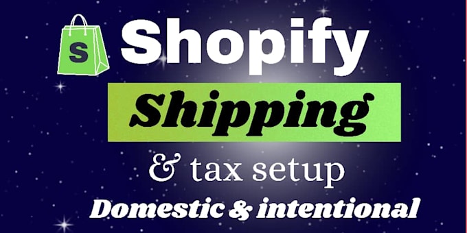 setup shopify shipping, fulfillment and tracking
