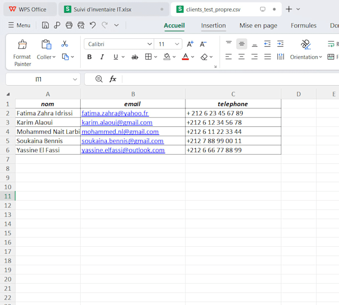 clean, organize and format your excel, CSV or PDF data
