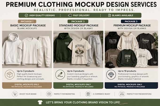 create professional product mockups