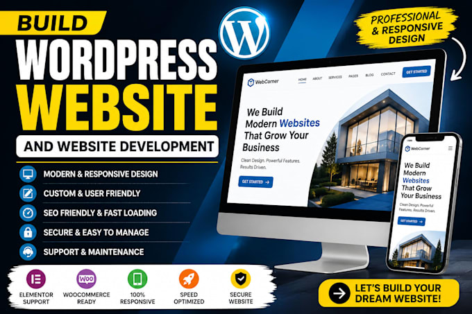build wordpress website and website development