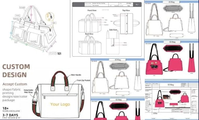 design tech pack duffle bag handbag bag design back pack bag tech pack