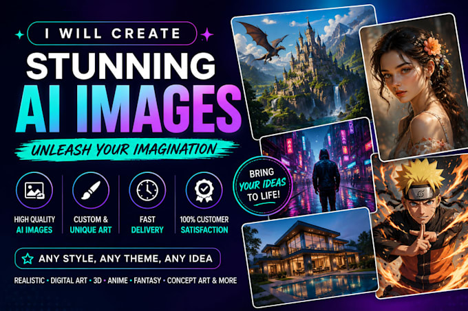 create ai generated images and realistic ai art