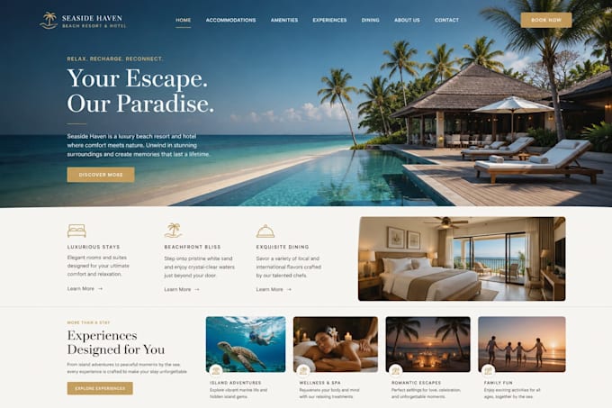 create engaging website and content for businesses
