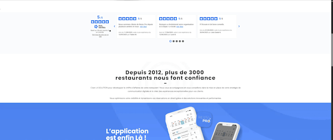 creates a website for you in any style