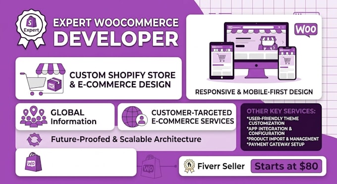 develop a woocommerce ecommerce website