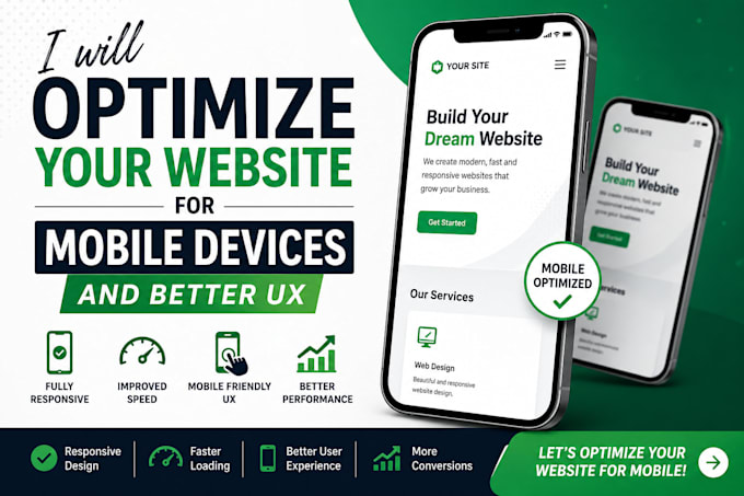 optimize your website for mobile devices and better UX