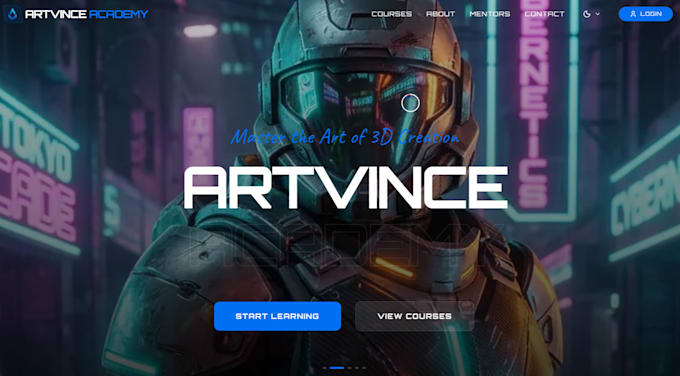 build a premium 3d interactive portfolio and landing page