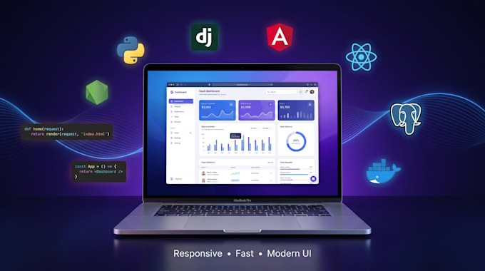 develop a full stack web app using django, drf and react js