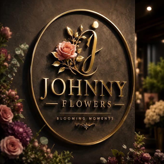 design an ultra premium logo with cinematic 3d luxury branding