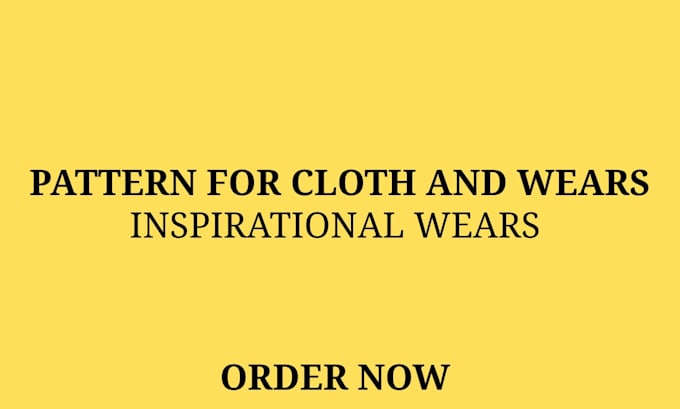 do wears pattern for global audience