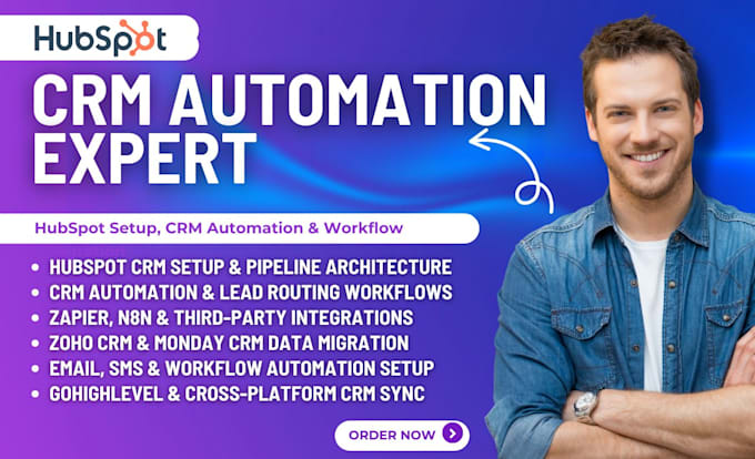 fix hubspot automation, hubspot CRM dashboard, notion zapier, n8n