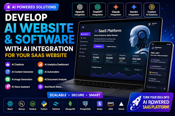 ai powered saas platform with custom ai feature