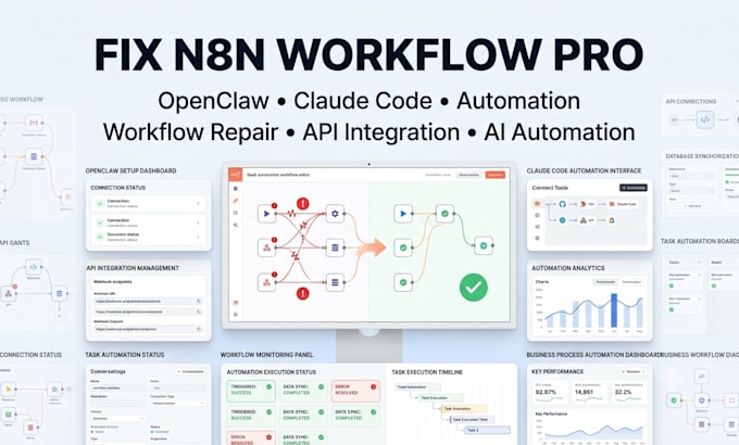 fix n8n workflow openclaw setup automate workflow automation fix claude code