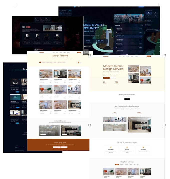 build a modern react nextjs website