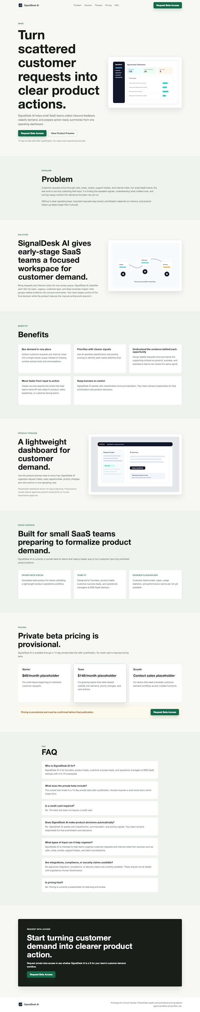 build a responsive landing page for your saas startup