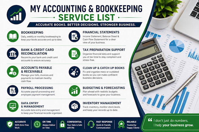 do accounting, bookkeeping and tally erp work professionally