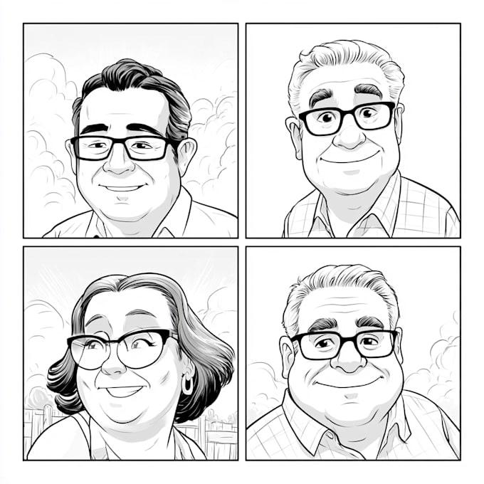 a personalized comic strip for you in cartoon style