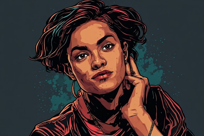 design custom wpap pop art portrait