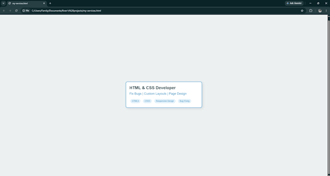 fix HTML and CSS issues or bugs on your website