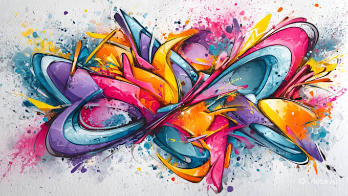create unique digital abstract art