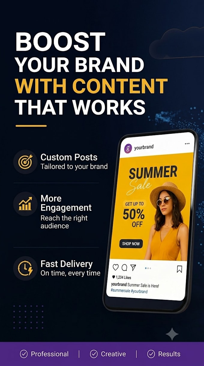 create engaging social media posts