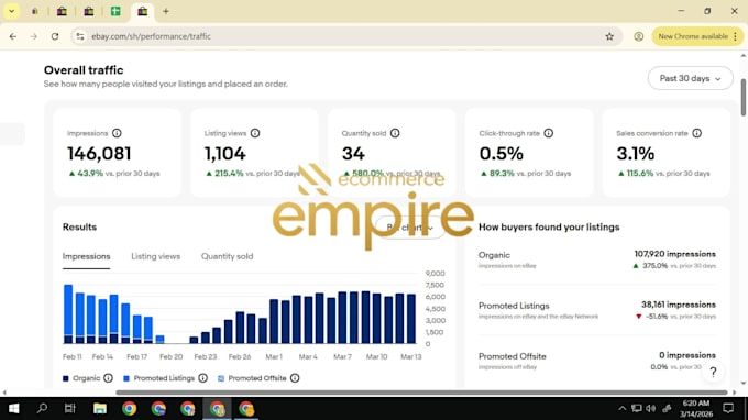 do ebay dropshipping on profit share and full store management
