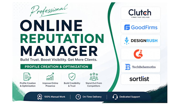 create and optimize your clutch goodfirms designrush g2 capterra company profile