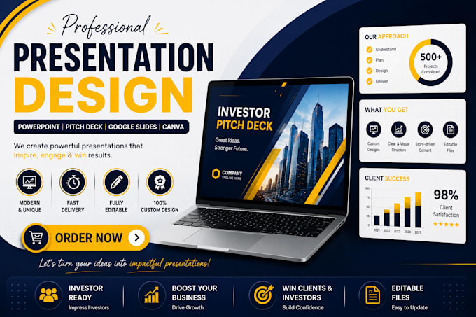 create professional power point slides for your project