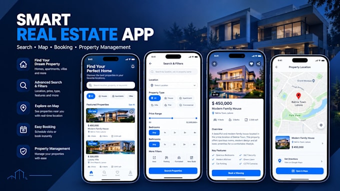 develop a real estate and property app
