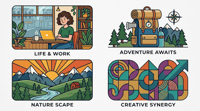 draw vector art illustrations