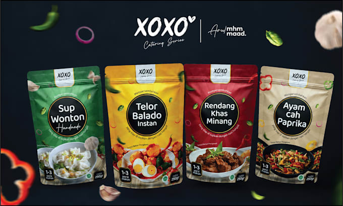 design potato chips,chili,snacks,toast,pouch label packaging
