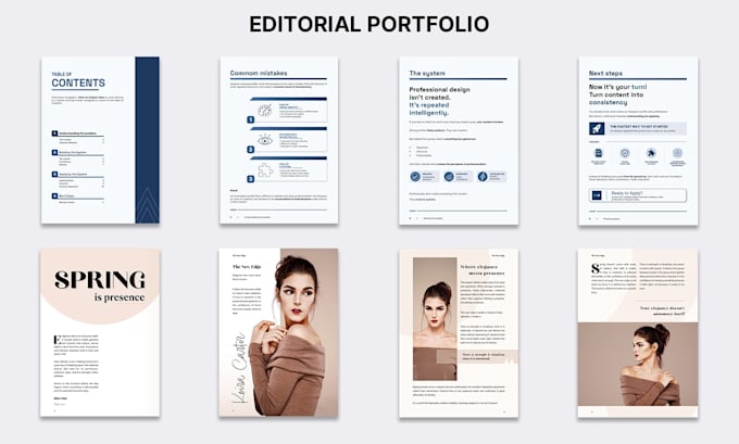 design a professional ebook, guide or PDF layout